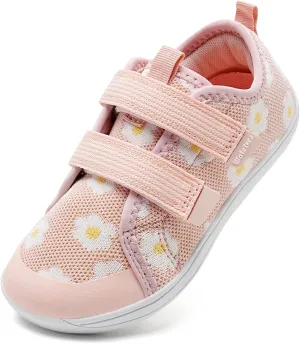 WateLves Toddler Little Kid Wide Barefoot The First Walking Shoes Girls Boys Breathable Lightweight Splay Naturally Minimalist Sneakers