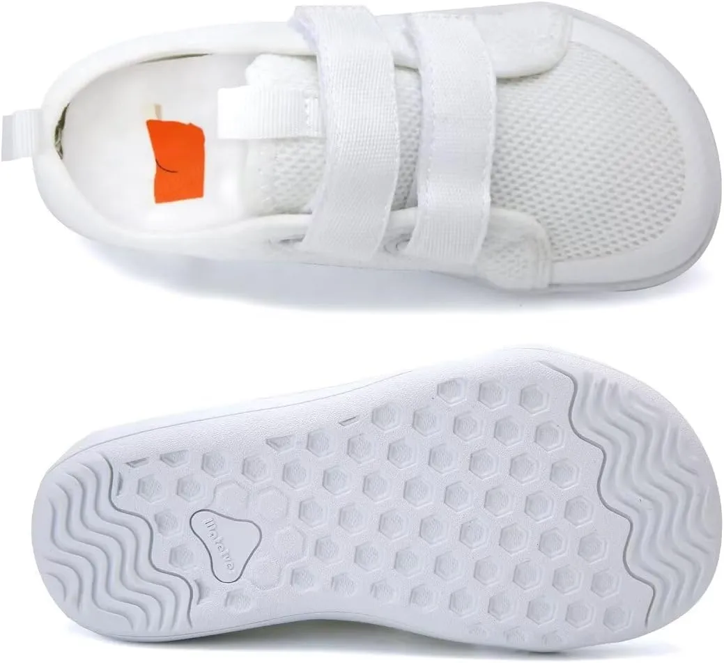 WateLves Toddler Little Kid Wide Barefoot The First Walking Shoes Girls Boys Breathable Lightweight Splay Naturally Minimalist Sneakers