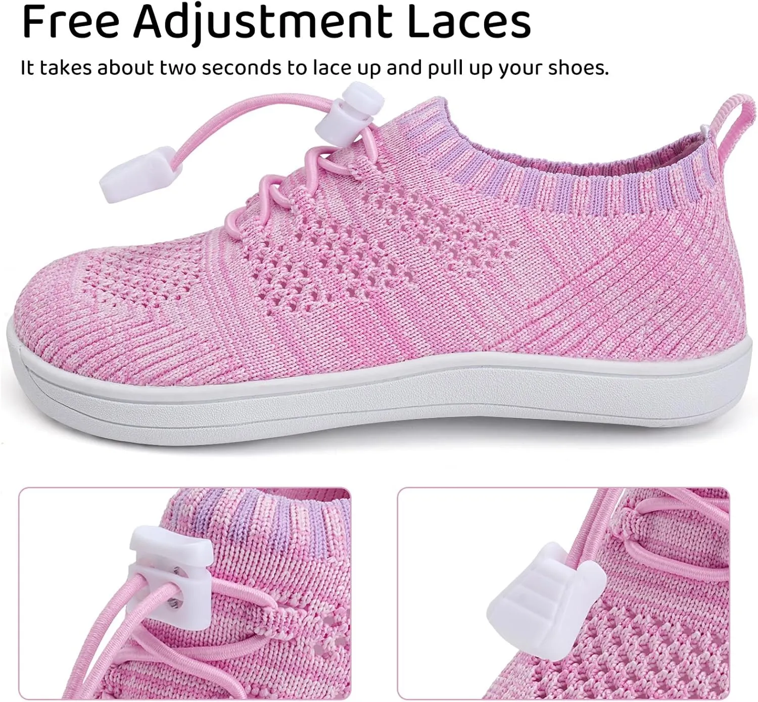 WateLves Water Shoes for Toddler Little Kid Minimalist Wide Barefoot Zero Drop Sole Splay Naturally Aqua Sneakers Boys Girls
