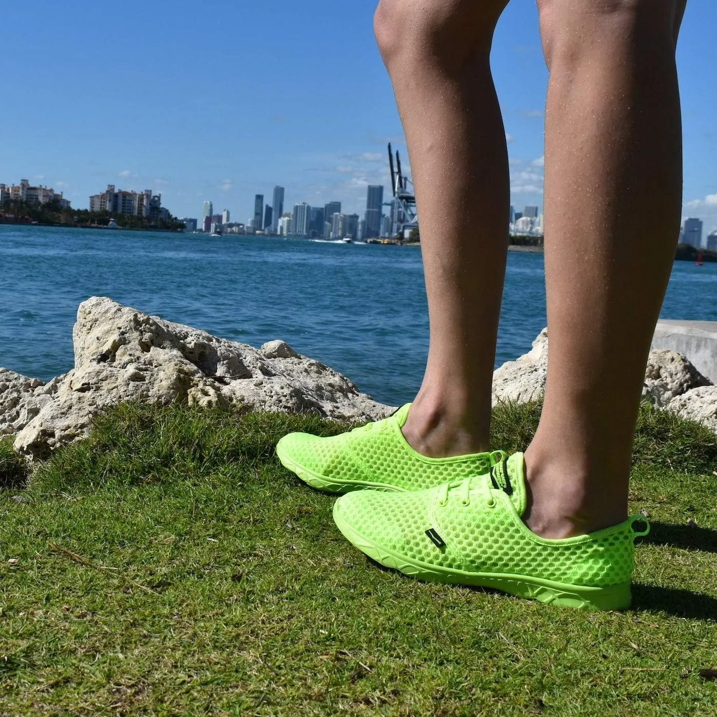 Wave Runner Water Shoes for Women - Quick Drying Water Shoes with Style - Outdoor Lightweight No-Slip Aqua Sneakers