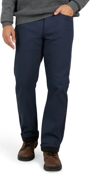 Weatherproof Vintage Fleece Lined Pants - Men's Regular Fit Fleeced Lined Canvas Pants for Mens