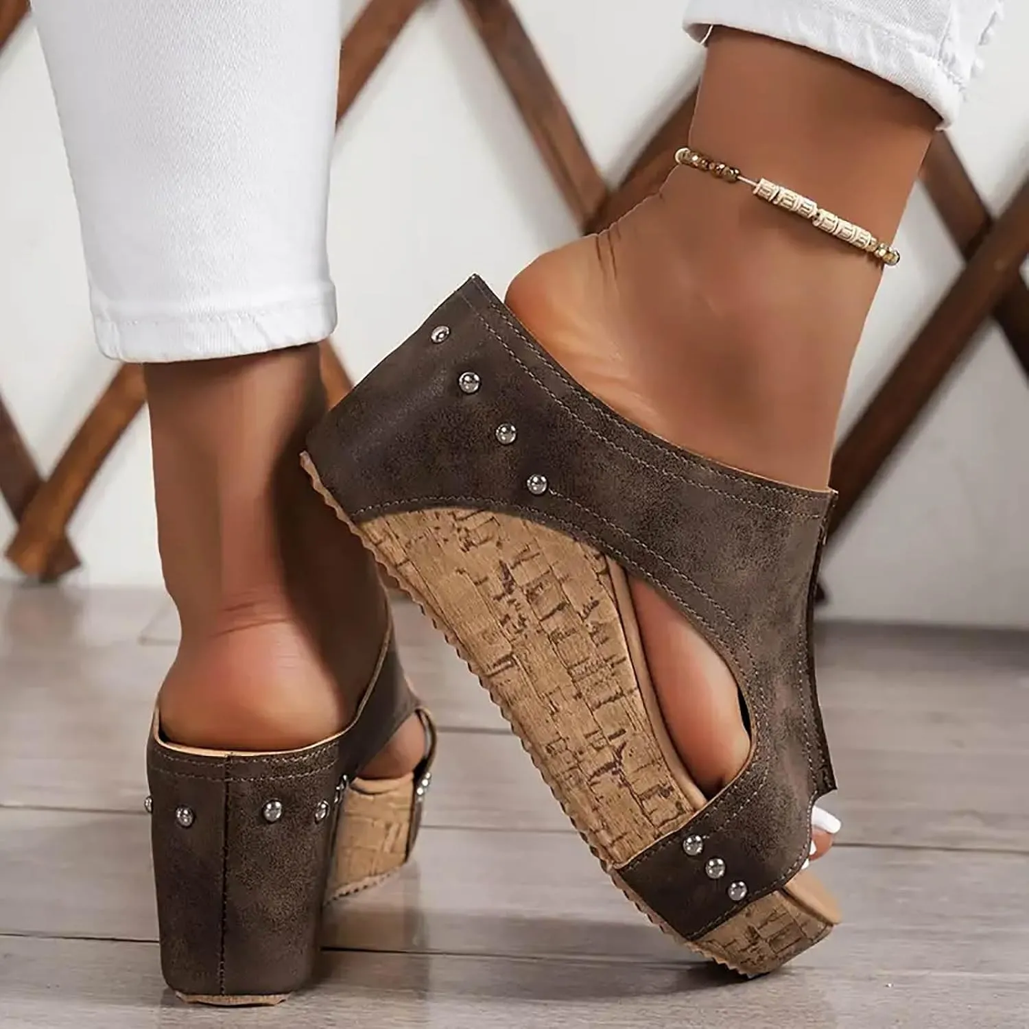 Wedge Sandals For Women Platform Wedge Sandals Open Toe Wedge Sandals Women Casual Dressy Summer Shoes Wide Width Sandals Women