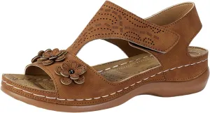 White Wedge Sandals for Women Orthopedic Leather Orthopedic Shoes for Women Dark Brown Sandals Women Dressy Womens Sandal with Arch Support Black Sandals Women Womens Strappy Heels