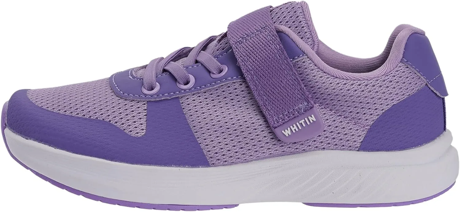 WHITIN Kids Wide Toe Box Running Tennis Shoes   Zero Drop Sole Sport Sneakers for Boys/Girls