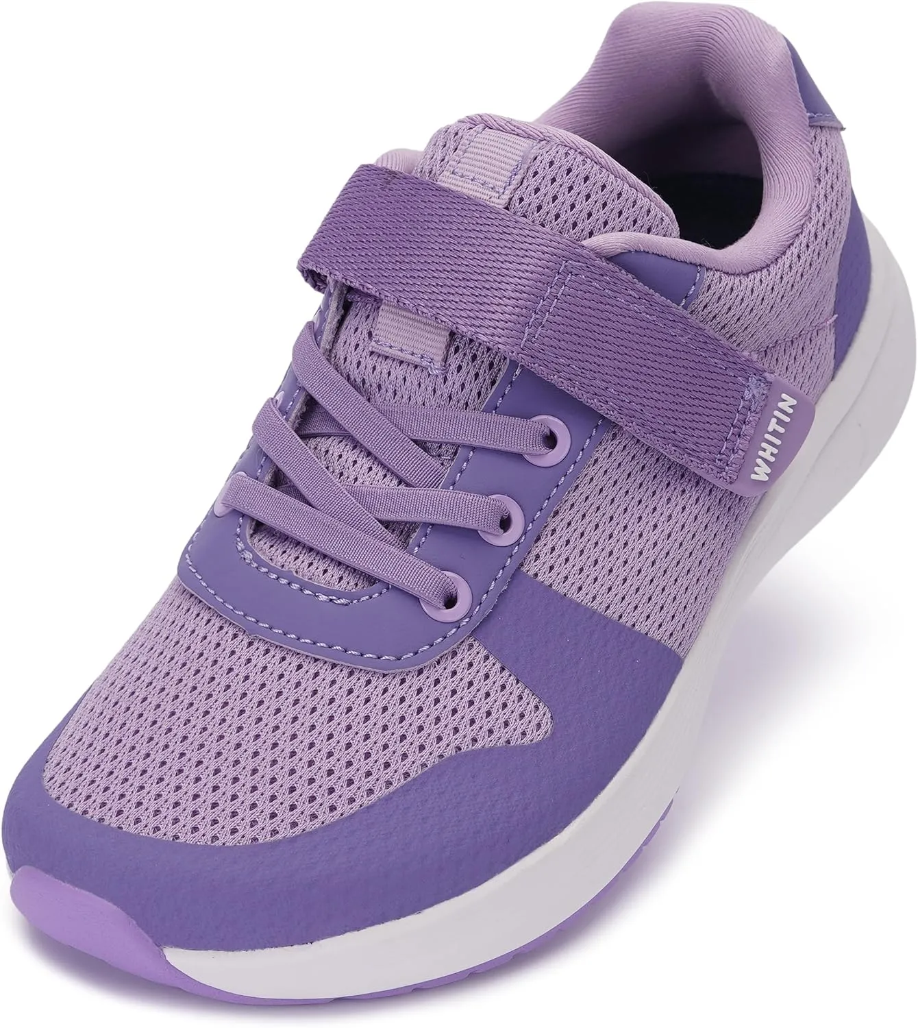 WHITIN Kids Wide Toe Box Running Tennis Shoes   Zero Drop Sole Sport Sneakers for Boys/Girls