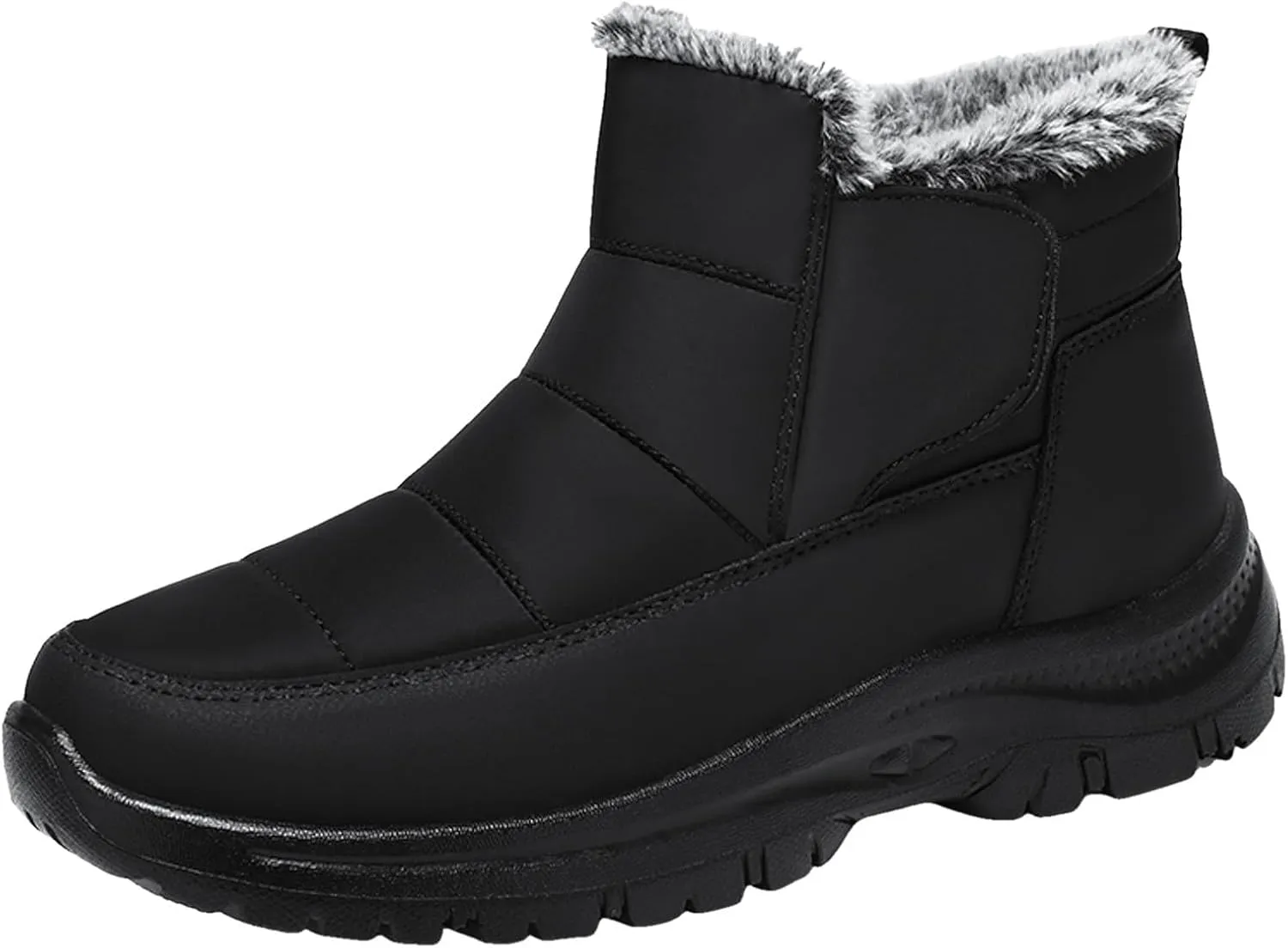 Winter Thermal Boots for Women Arch Support Women's Warm Snow Winter Warm Hiking Work Comfy Boots Sneakers Slip on Walking Shoes Insulated Comfortable Ankle Booties