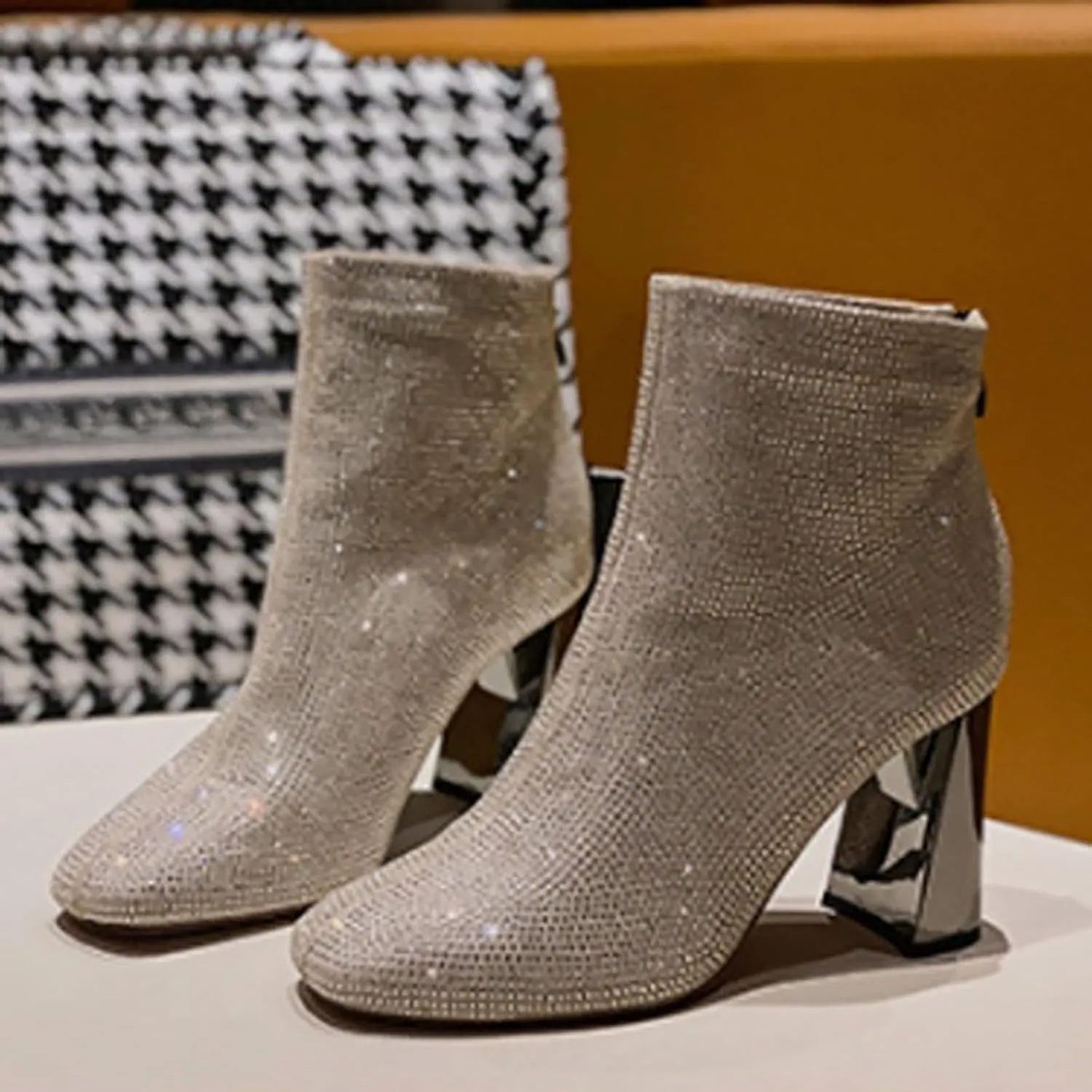 Women Boots Ankle Purple Ankle Boots for Women Denim Booties Womens Black Boots Ankle Ankle Boots for Women No Heel Wide Black Booties Wide Width for Women