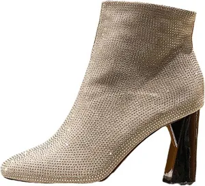 Women Boots Ankle Purple Ankle Boots for Women Denim Booties Womens Black Boots Ankle Ankle Boots for Women No Heel Wide Black Booties Wide Width for Women