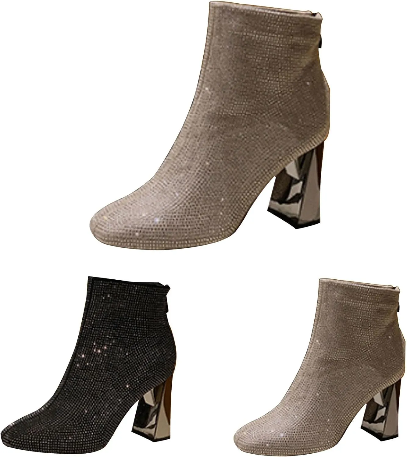 Women Boots Ankle Purple Ankle Boots for Women Denim Booties Womens Black Boots Ankle Ankle Boots for Women No Heel Wide Black Booties Wide Width for Women