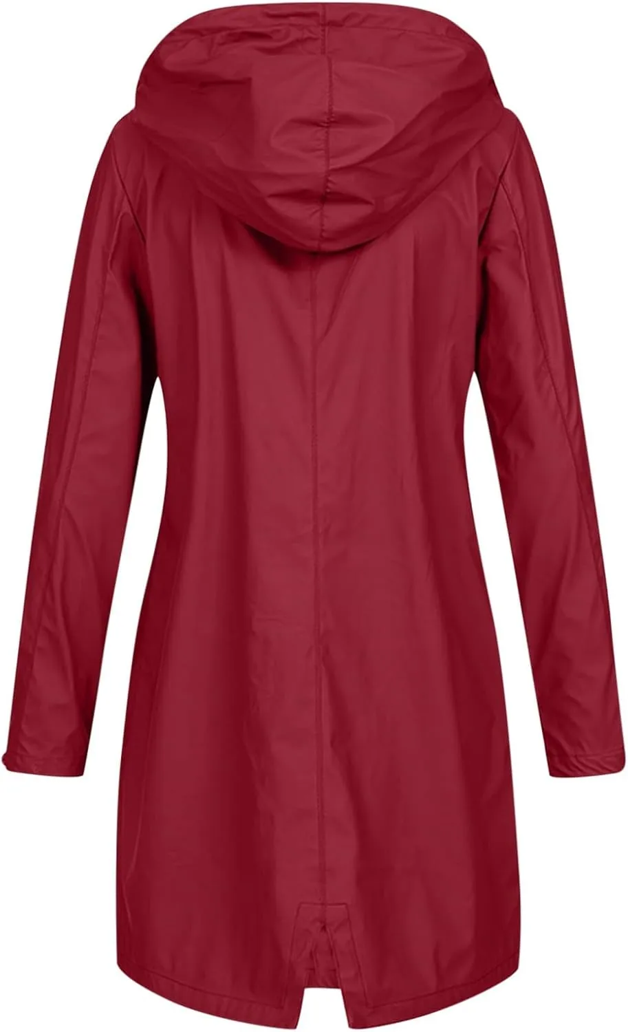 Women Men Hoodie Rain Long Solid Cardigan Coat Jacket Womens Outdoor Color Windproof Women's Trench Coats Anoraks