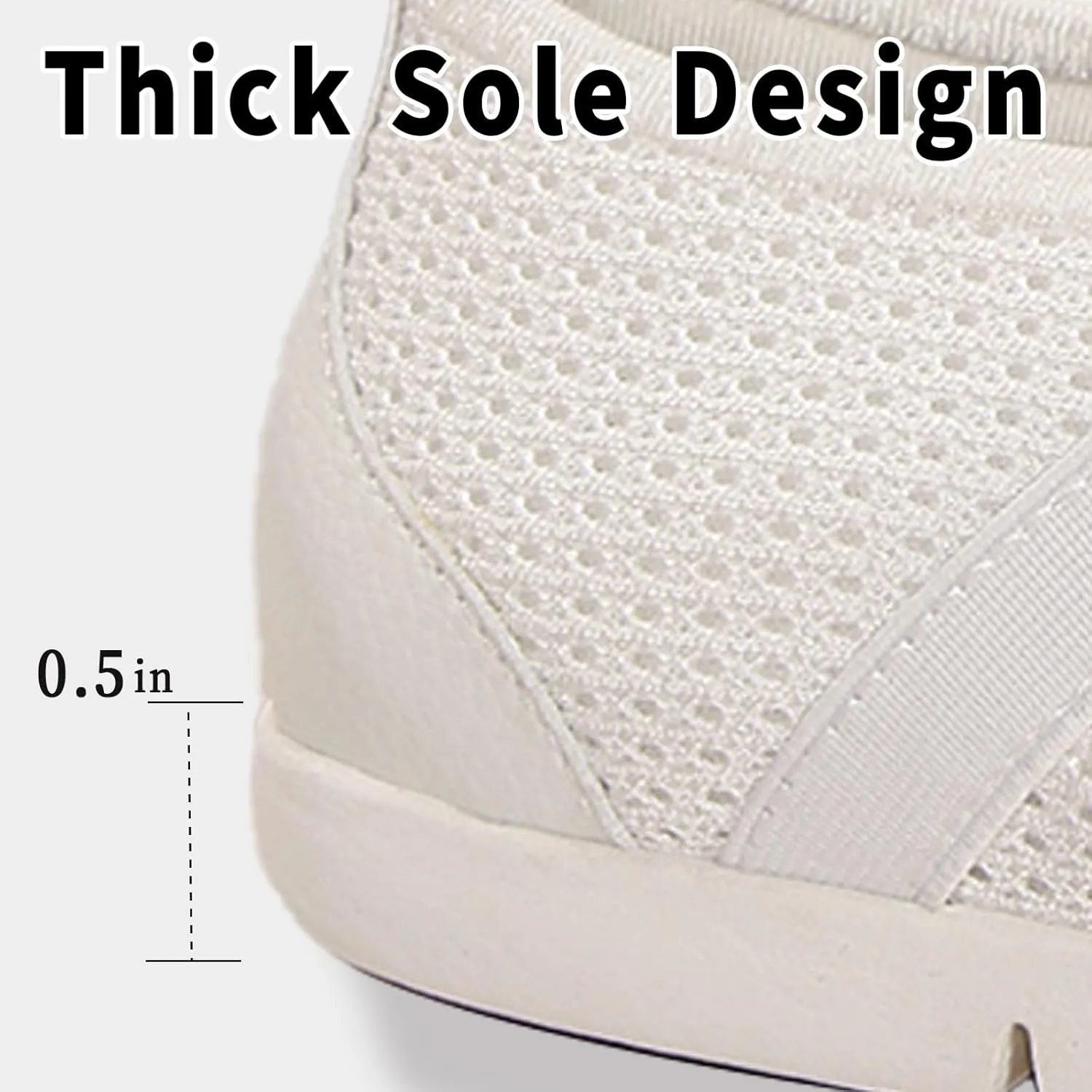 Women's Brethable Slip-on Loafers Lightweight Mesh Fashion Walking Shoes Low Top Casual Sneaker for Women with Zipper