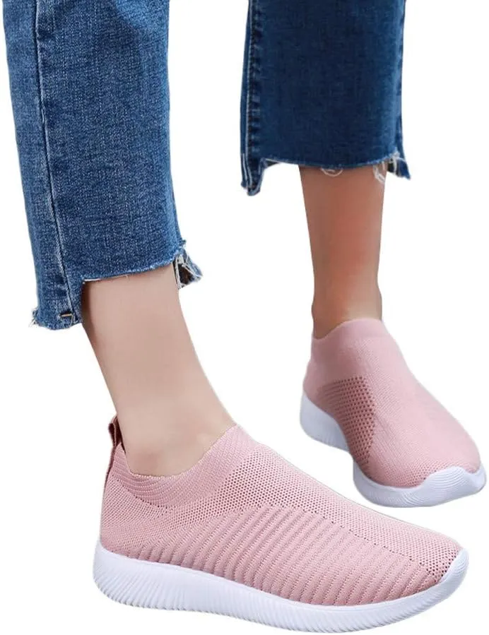 Women's Canvas Casual Shoes Dating Platform Slip-On High Top Sneakers Slip On Tennis Shoes Men Wide Toe Box Loafers Women Arch Support Sneakers for Women