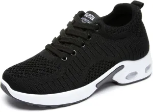 Women's Casual Sneakers – Lightweight, Breathable Non-Slip Walking Shoes for Work, Nursing, Running, and Everyday Use