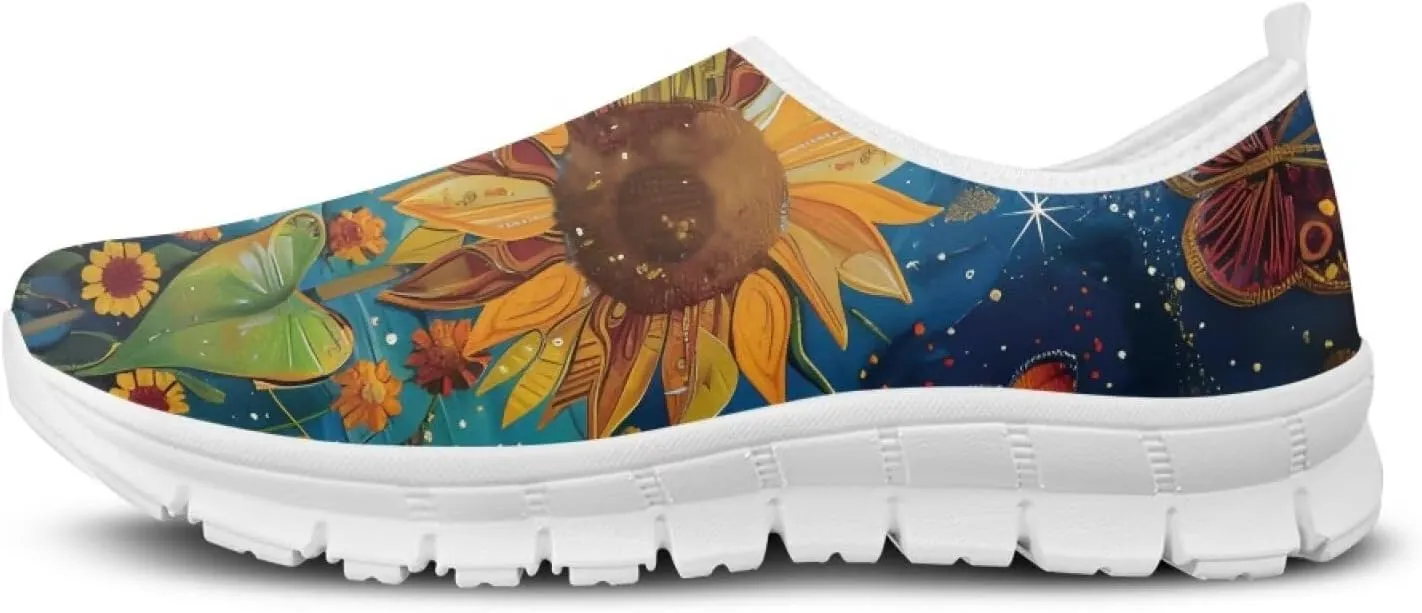 Women's Fashion Sneaker Lightweight Casual Shoes Ladies Non Slip Loafers Walking Travel Shoes Work Slip On