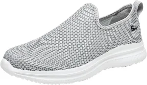 Women's Fashion Sneaker Mesh Slip On Black Non Slip Shoes for Women Comfortable Trail Running Shoes Women Loafer Slides White Women Sneakers