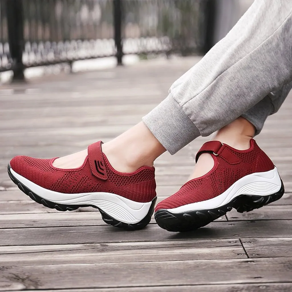 Women's Fashion Sneaker Mesh Slip On Black Non Slip Shoes for Women Comfortable Trail Running Shoes Women Loafer Slides White Women Sneakers