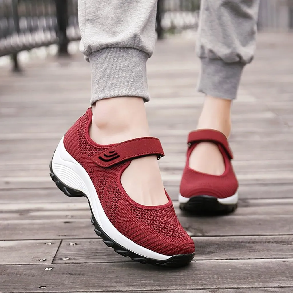 Women's Fashion Sneaker Mesh Slip On Black Non Slip Shoes for Women Comfortable Trail Running Shoes Women Loafer Slides White Women Sneakers