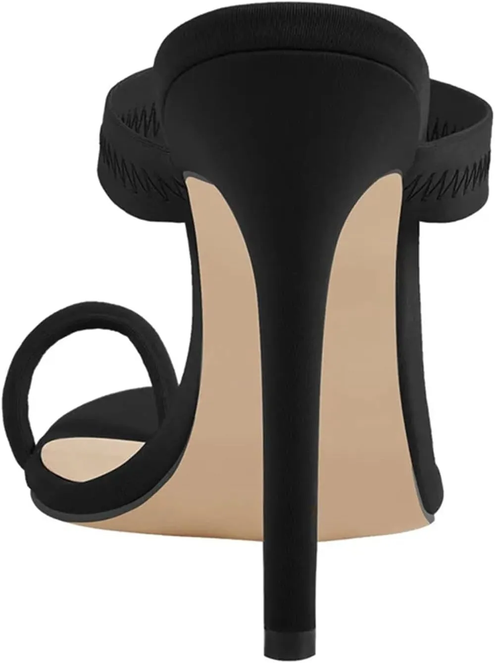 Women's Flip Flops - Thin Heel Slip On Summer Mules