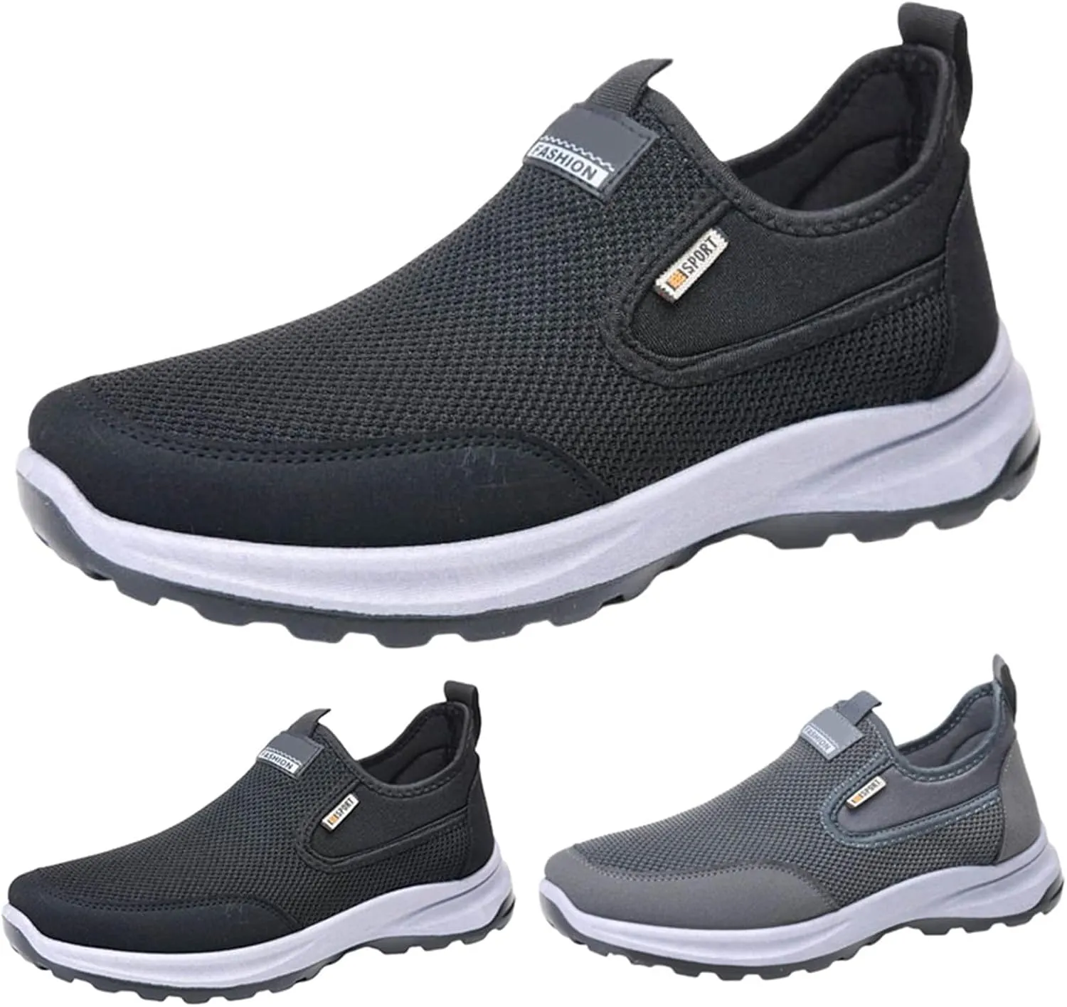 Womens Ladies Walking Shoes Arch Support Non Slip Work Lace up Sneakers Breathable Comfort Wedge Platform Loafers