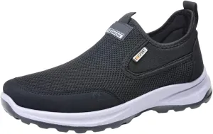 Womens Ladies Walking Shoes Arch Support Non Slip Work Lace up Sneakers Breathable Comfort Wedge Platform Loafers
