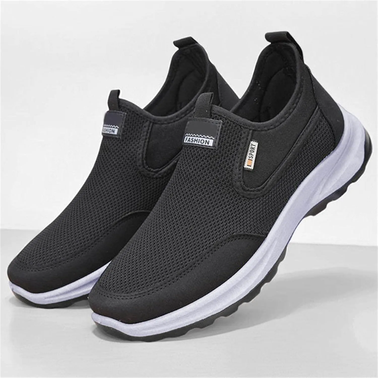 Womens Ladies Walking Shoes Arch Support Non Slip Work Lace up Sneakers Breathable Comfort Wedge Platform Loafers