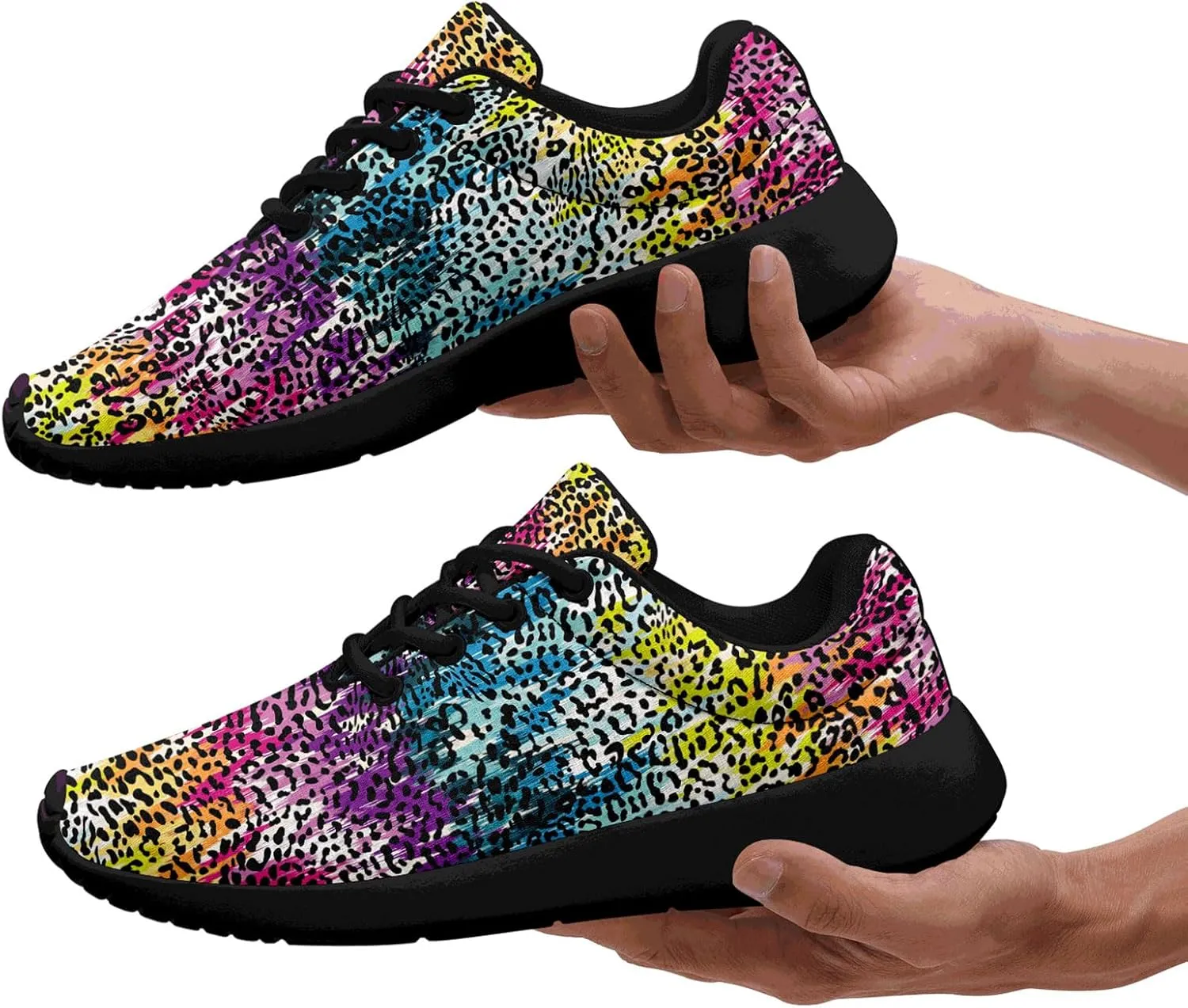 Women's Lightweight Mesh Walking Shoes – Colorful Fashion Sneakers with EVA Sole, Breathable Casual Athletic Design