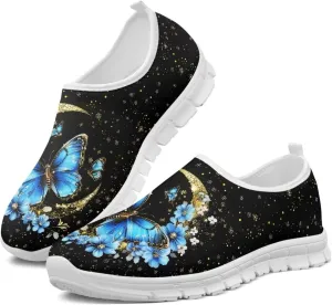Women's Lightweight Slip On Casual Loafers Breathable Ladies Travel Walking Running Shoes Non Slip Fashion Sneakers