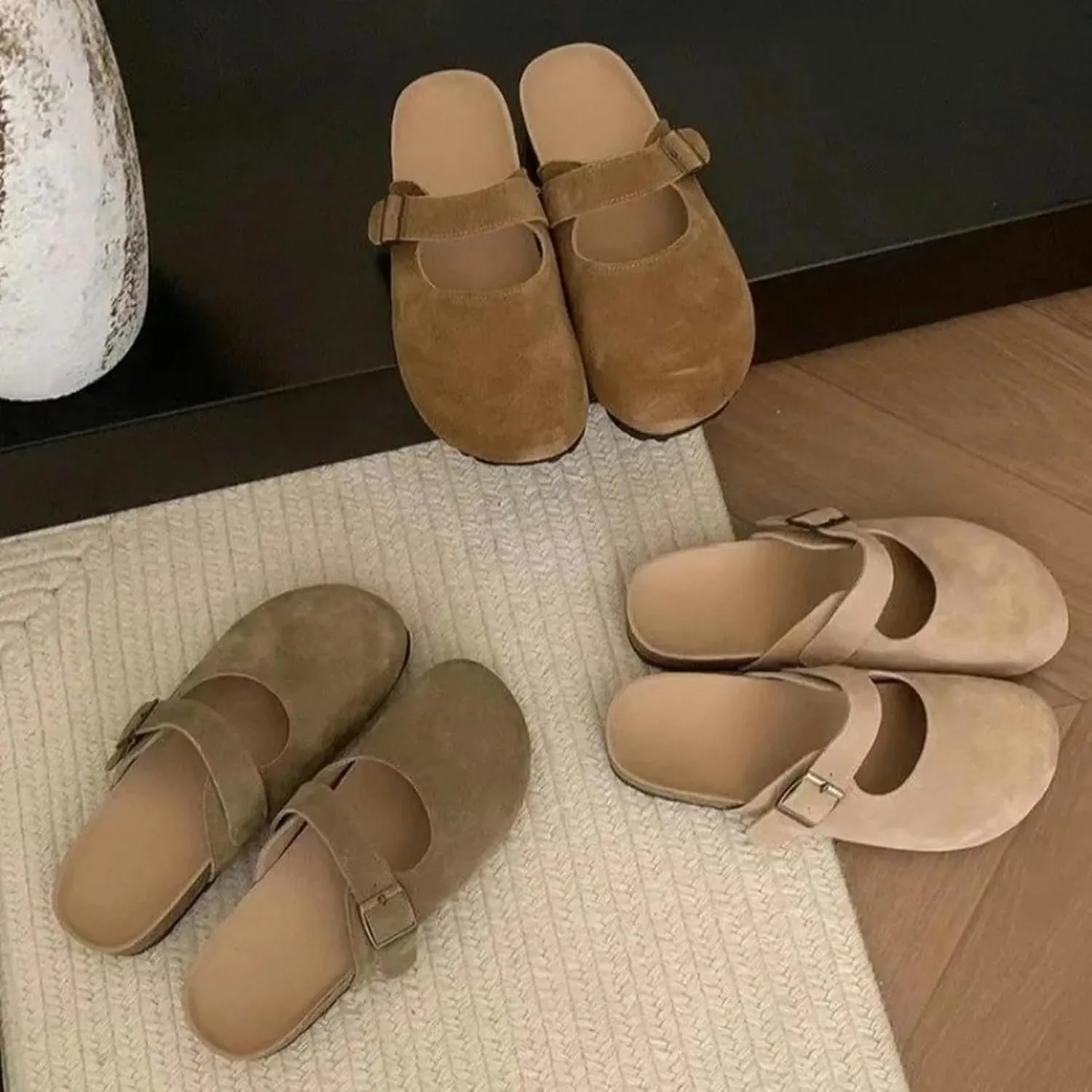 Women's Mule Sandals Women's Closed Toe Mules Sizes 35-43