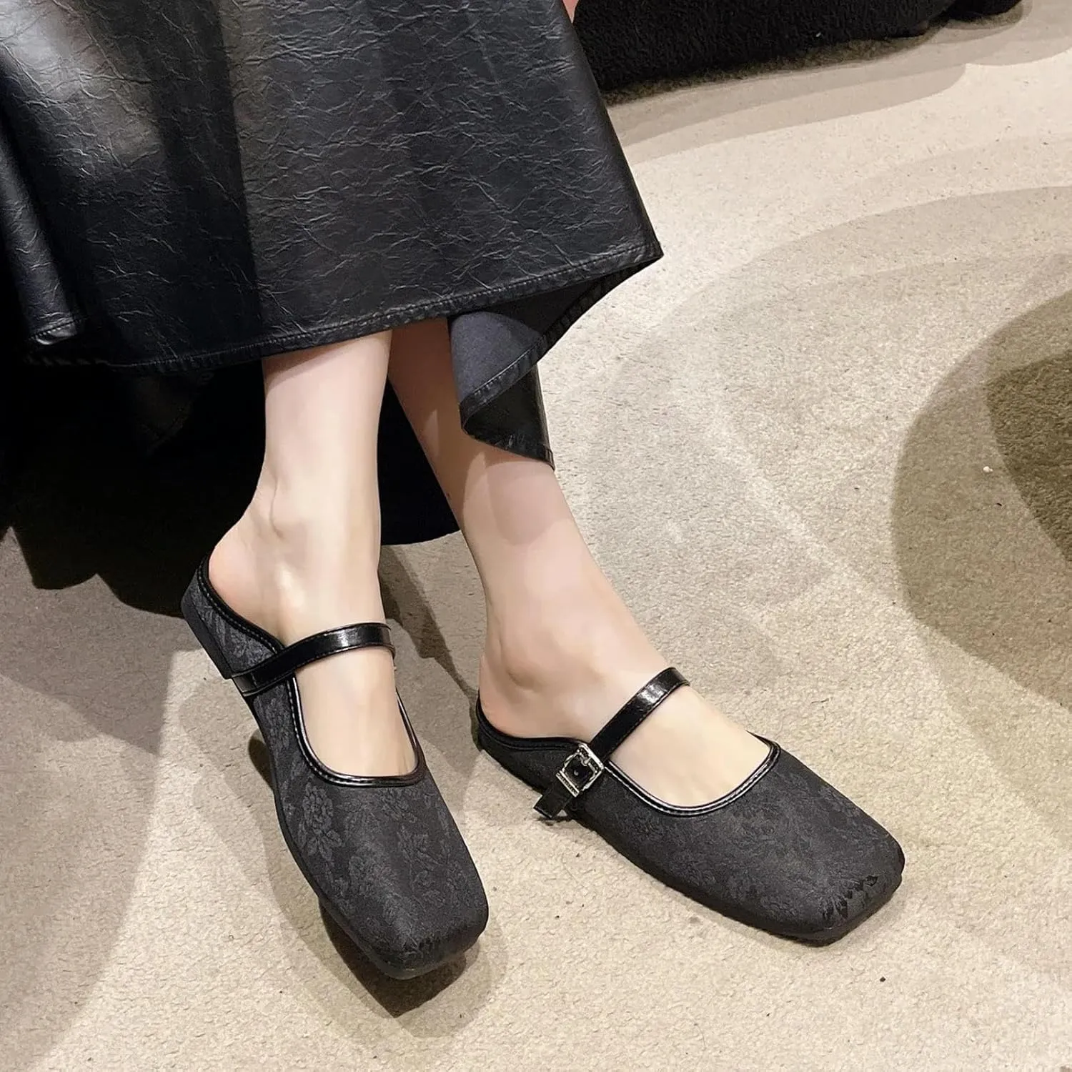 Women's Mule Sandals Women's Outdoor Flat Slippers