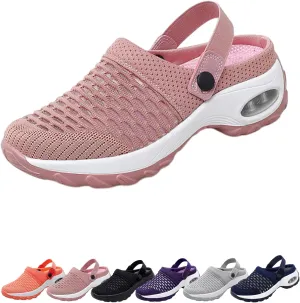 Women's Orthopedic Clogs with Air Cushion Support to Reduce Back and Knee Pressure, Walking Shoes Slippers Sandals