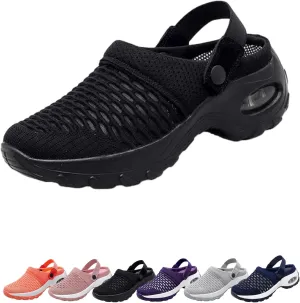 Women's Orthopedic Clogs with Air Cushion Support to Reduce Back and Knee Pressure, Walking Shoes Slippers Sandals