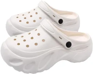Women's Platform Clogs Thick Sole Mules Shoes Soft EVA Footbed