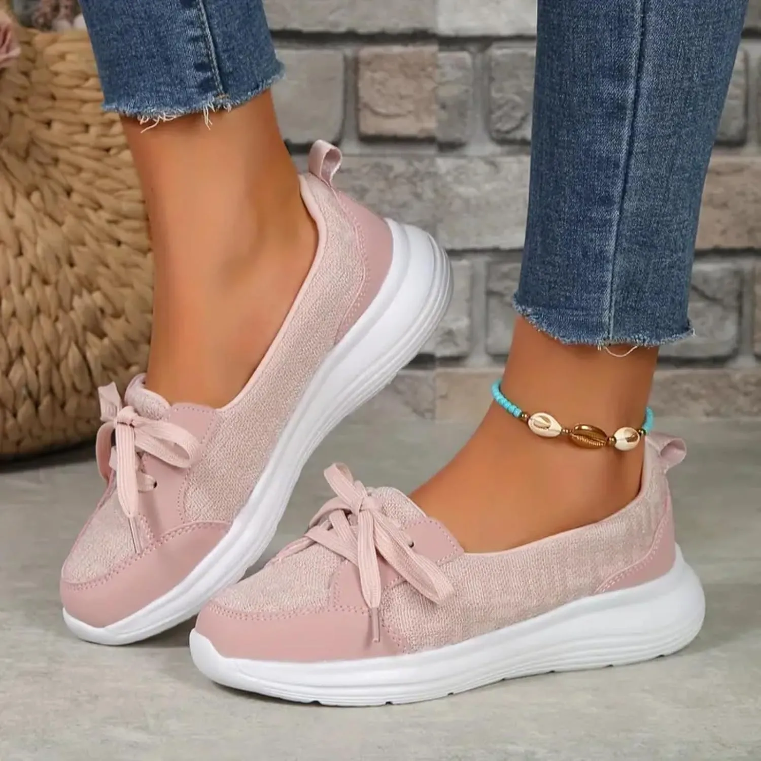 Womens Walking Shoes 2024 New Orthopedic Shoes Breathable Slip On Arch Support Non-Slip Sneakers Comfortable Loafers