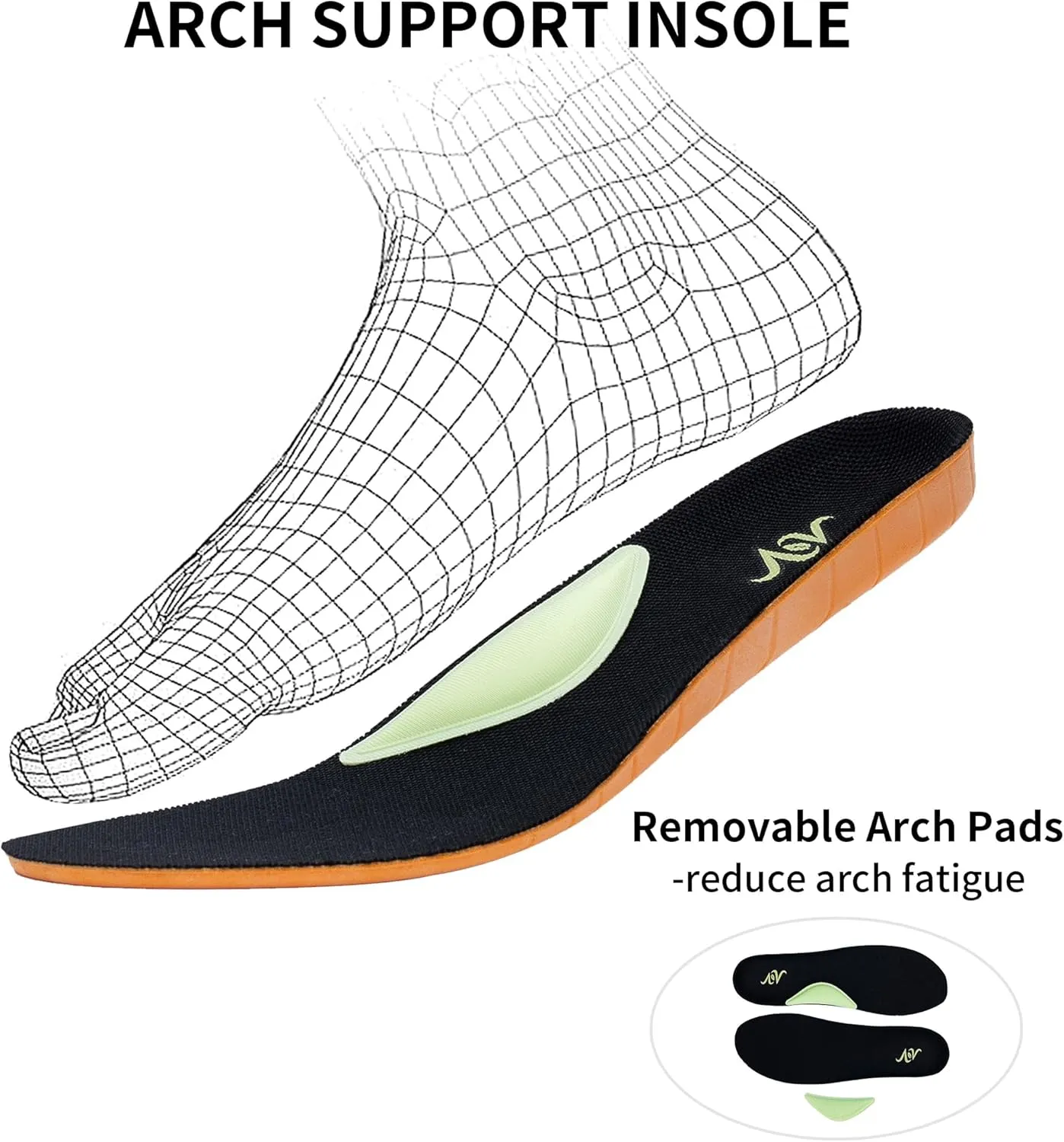 Womens Walking Shoes with Arch Support Orthotic Tennis Sneakers for Plantar Fasciitis Casual Fashion Sneakers