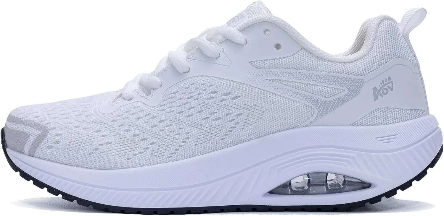 Womens Walking Shoes with Arch Support Orthotic Tennis Sneakers for Plantar Fasciitis Casual Fashion Sneakers