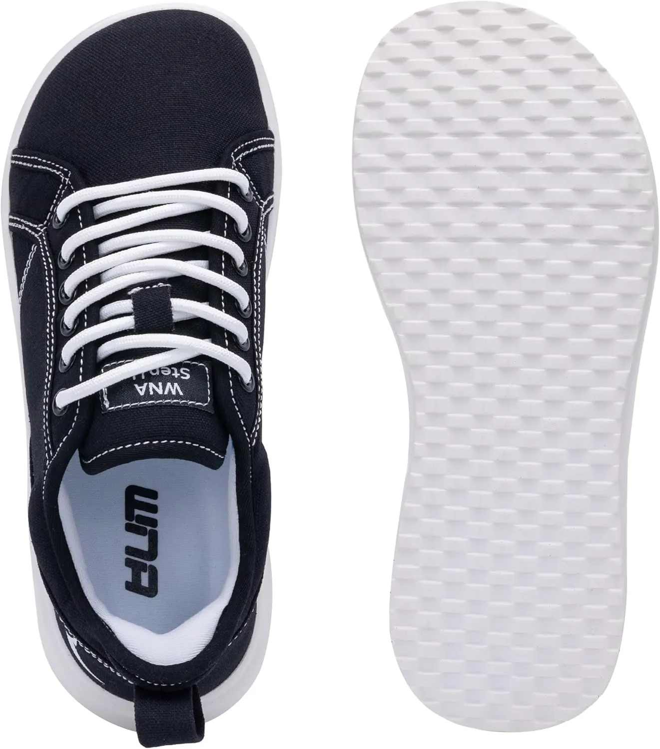 Womens Wide Toe Box Walking Shoes Slip On Canvas Shoe Comfortable Platform Low Top Sneaker for Casual Daily US 6-11