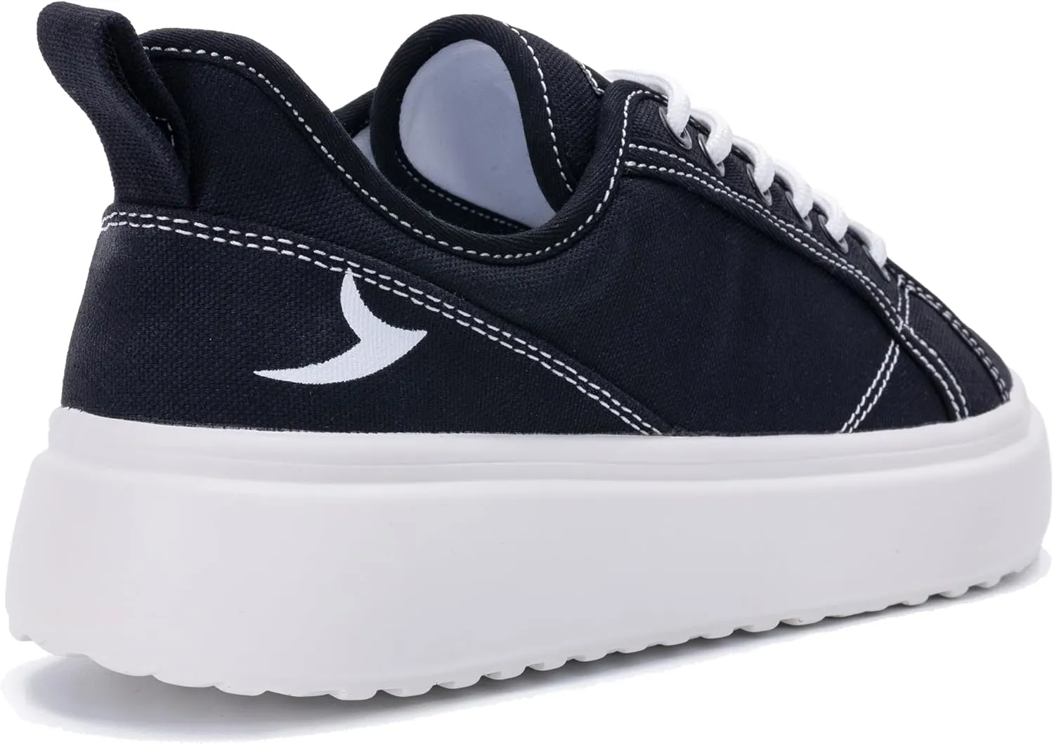 Womens Wide Toe Box Walking Shoes Slip On Canvas Shoe Comfortable Platform Low Top Sneaker for Casual Daily US 6-11