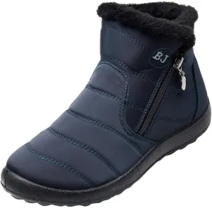 Womens Winter Barefoot Shoes Men Wide Toe Box Warm Faux Fur Lined Ankle Sneakers Winter Walking Shoes for Men