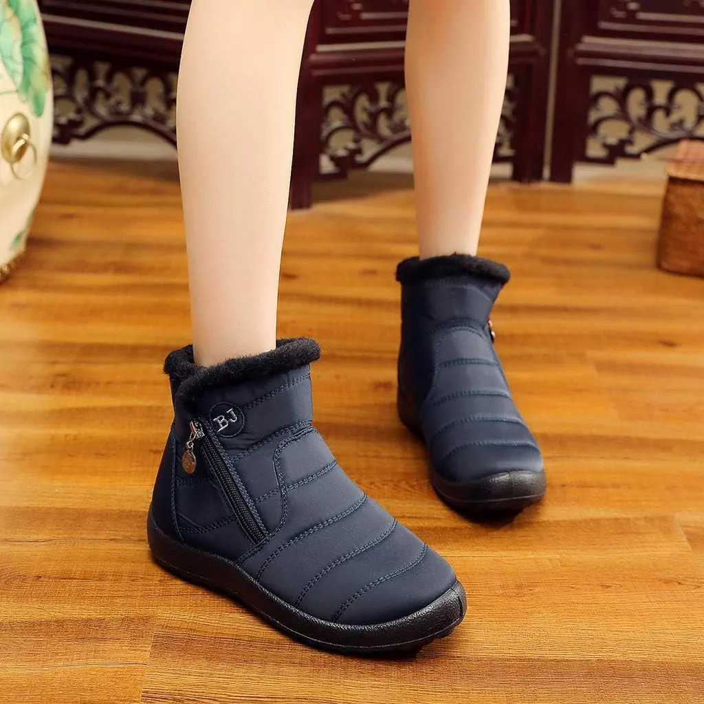 Womens Winter Barefoot Shoes Men Wide Toe Box Warm Faux Fur Lined Ankle Sneakers Winter Walking Shoes for Men