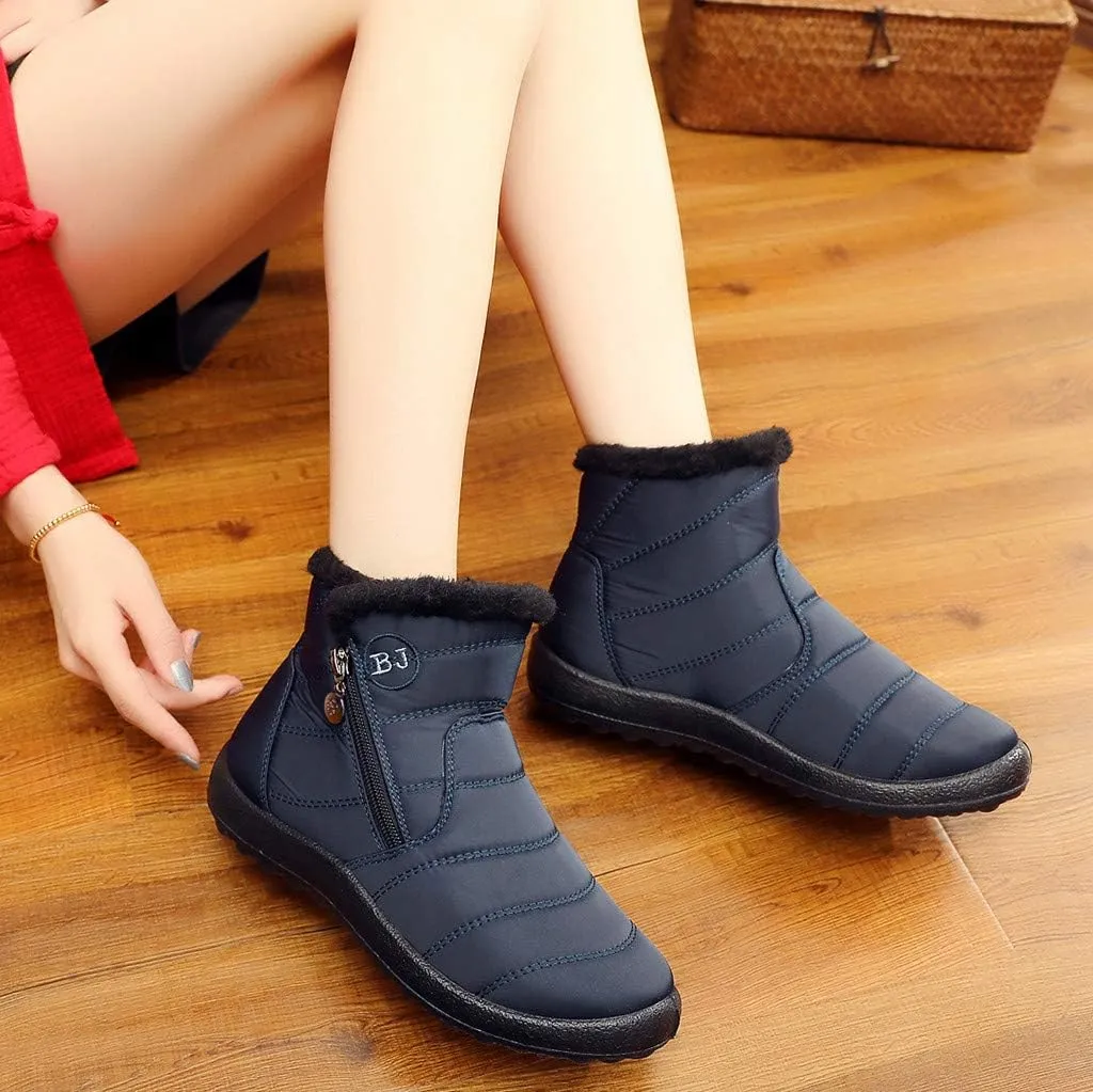 Womens Winter Barefoot Shoes Men Wide Toe Box Warm Faux Fur Lined Ankle Sneakers Winter Walking Shoes for Men