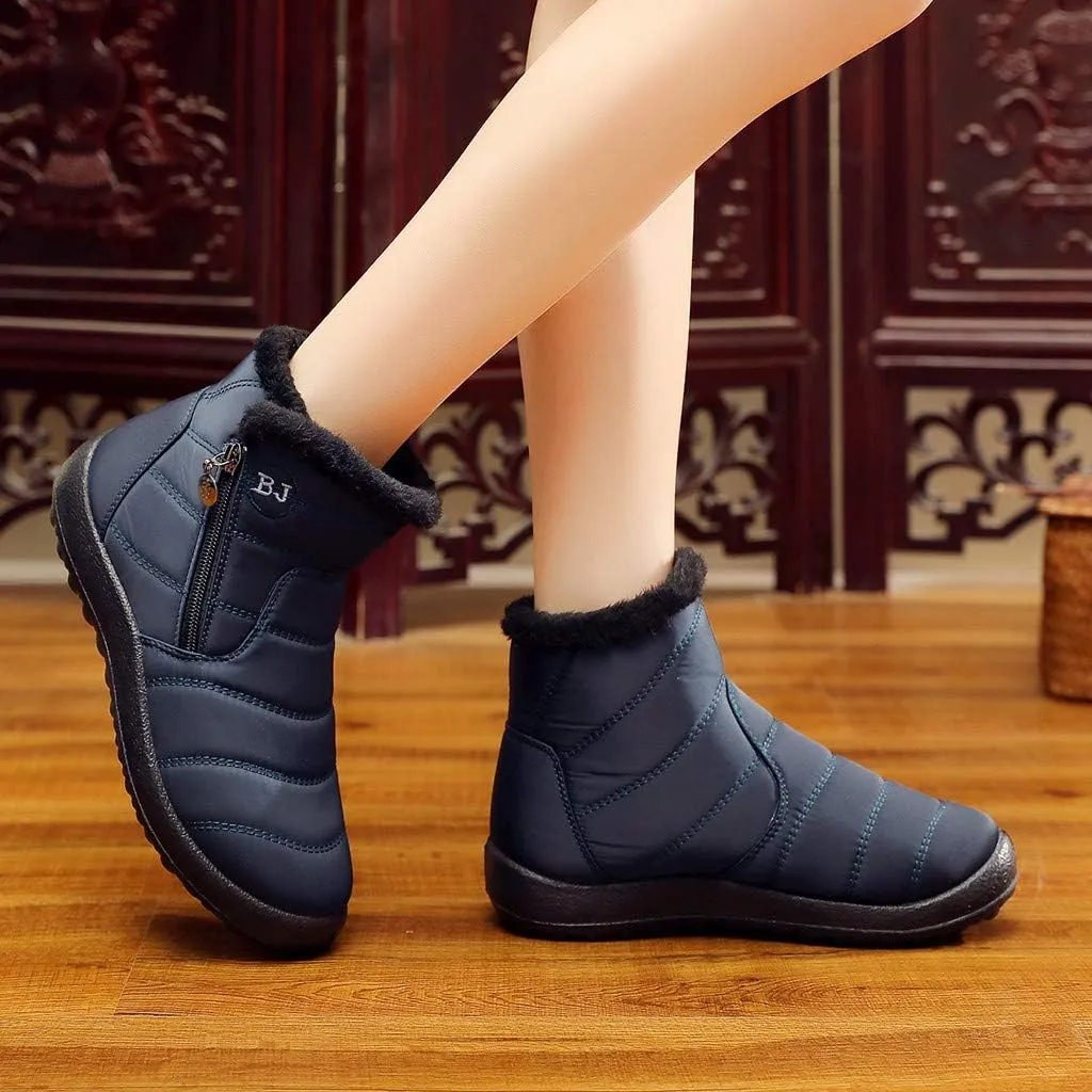 Womens Winter Barefoot Shoes Men Wide Toe Box Warm Faux Fur Lined Ankle Sneakers Winter Walking Shoes for Men