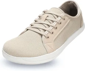 ZVC Barefoot Shoes Men Wide Toe Box Shoes Knitted Zero Drop Sole Sneakers for Mens Minimalist Footwear